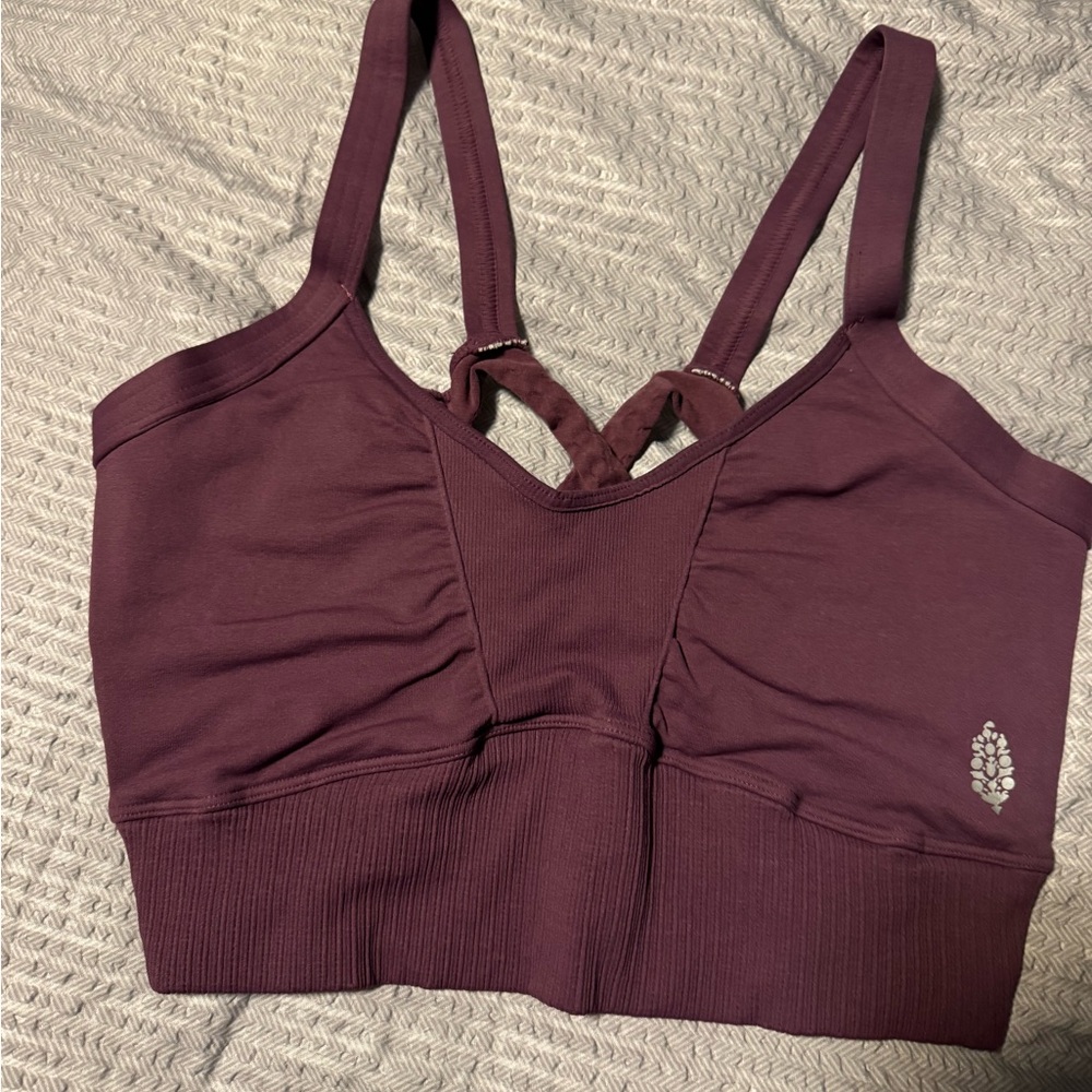 Women's Purple Free People Movement Sports Bra NWOT